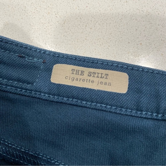 Ag Adriano Goldshmied The Stilt Cigarette Jean Dark Blue sz 26 - Picture 6 of 9